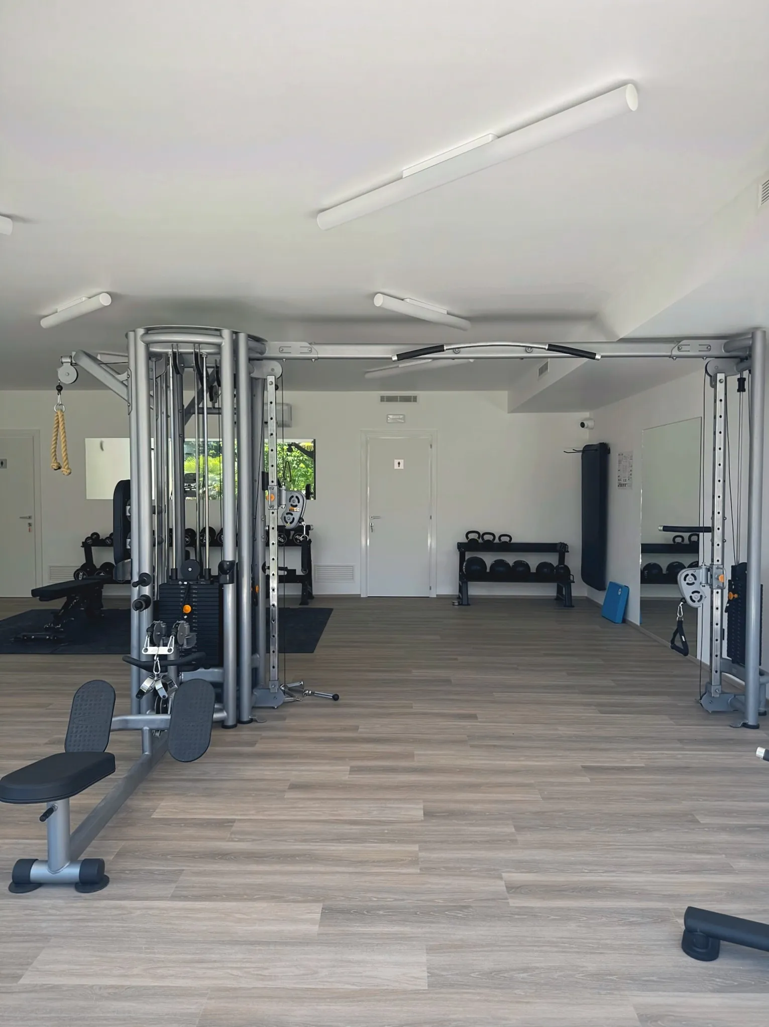 Equipment overview in the gym